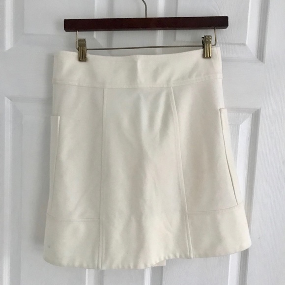 Diane von Furstenberg  ecru wrap skirt - Picture 9 of 11